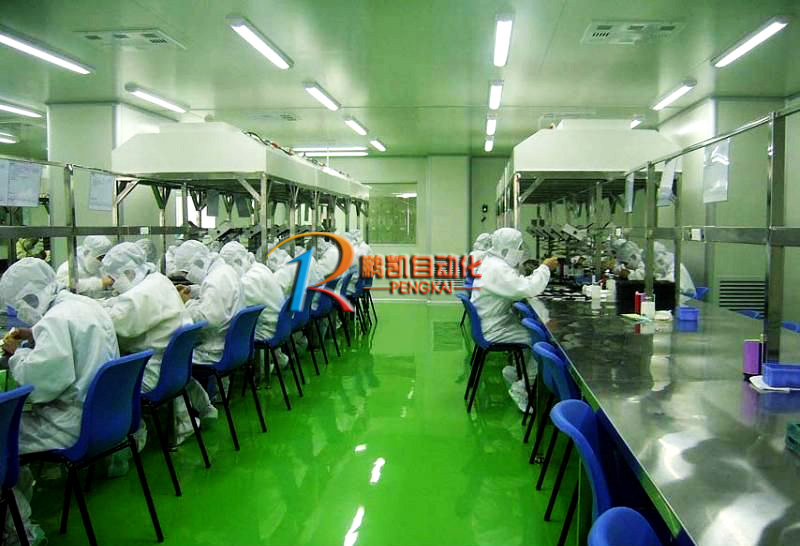 液晶玻璃组装无尘车间
